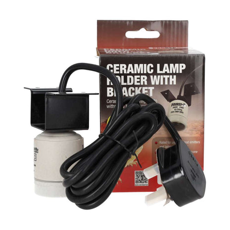 ProRep Ceramic Lamp Holder with Bracket