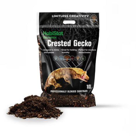 Habistat Elements Crested Gecko Substrate 10ltr