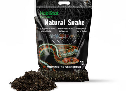 Habistat Elements Natural Snake Substrate 10ltr