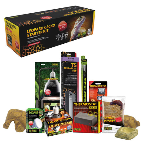 Exo Terra Leopard Gecko Terrarium Accessory Kit – Glass PT2891