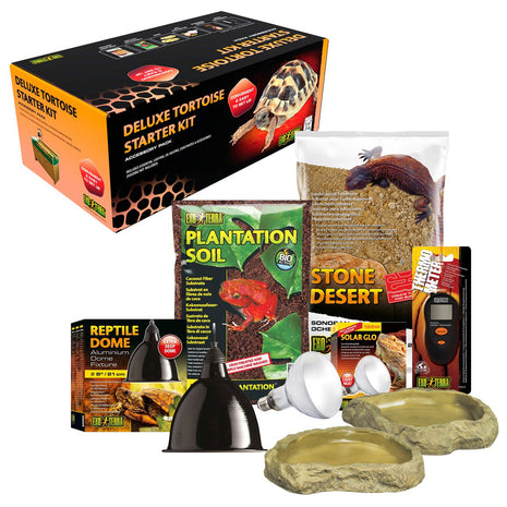 Exo Terra Tortoise Deluxe Vivarium Accessory Kit PT2895
