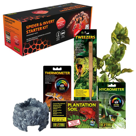 Exo Terra Spider & Invertebrate Terrarium Accessory Kit  PT2893