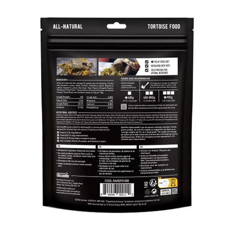 Arcadia Reptile EarthPro Optimised52 Tortoise Food