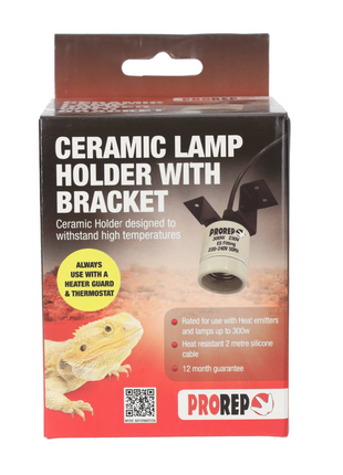 ProRep Ceramic Lamp Holder with Bracket