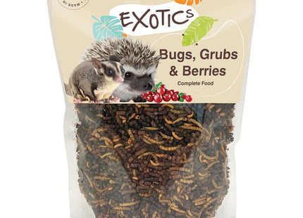 Exotics Bugs, Grubs & Berries