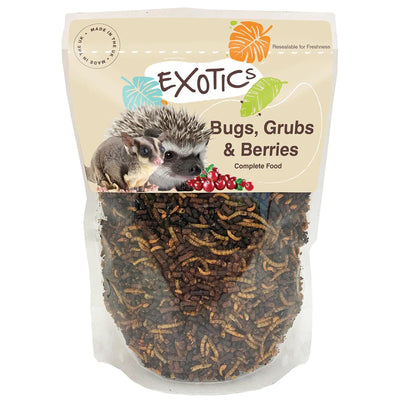 Exotics Bugs, Grubs & Berries